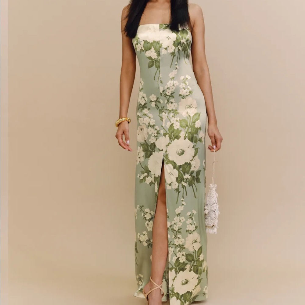 Reformation Selah Silk Dress